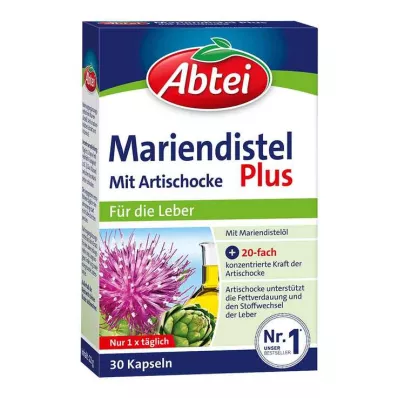 Abtei Mariendistel Plus kapsule z artičoko, 30 kos
