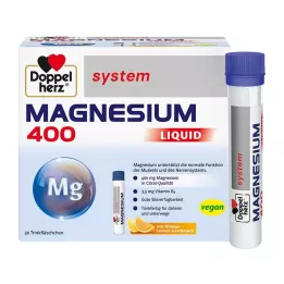 DOPPELHERZ Magnezij 400 Tekoči sistem za pitje amp., 30 kosov