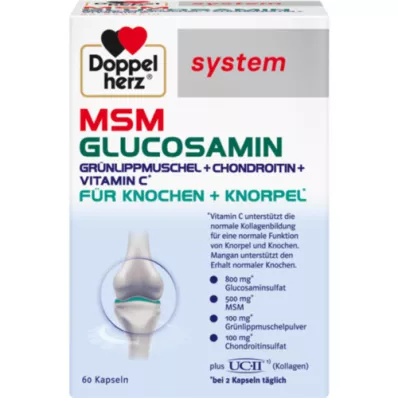 DOPPELHERZ MSM Glukozamin sistemske kapsule, 60 kosov