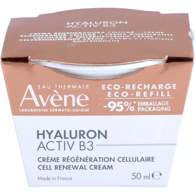 AVENE Hyaluron Activ B3 celična krema za ponovno polnjenje, 50 ml