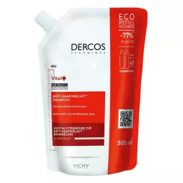VICHY DERCOS Šampon Vitality + polnilno pakiranje, 500 ml