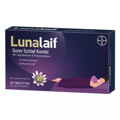 LUNALAIF Tablete Good Sleep Combi, 30 kosov