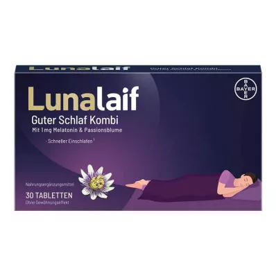 Kombinirane tablete Lunalaif za dobro spanje, 30 kos Kombinirane tablete Lunalaif za dobro spanje, 30 kos