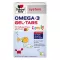 Doppelherz Omega-3 Gel-Tabs family Strawberry Citrus sistem, 60 kos
