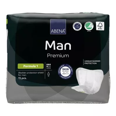 Abena Man Premium formula 1 vložki, 15 kos Abena Man Premium formula 1 vložki, 15 kos