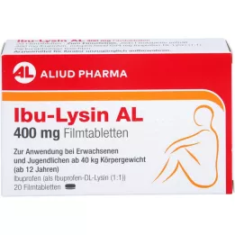 IBU-LYSIN AL 400 mg filmsko obložene tablete, 20 kosov