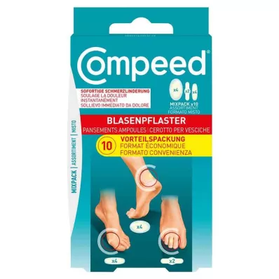 Compeed® pretisni omot z mešanico obliža, 10 kos Compeed® pretisni omot z mešanico obliža, 10 kos