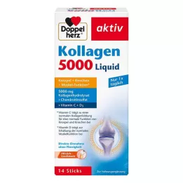 DOPPELHERZ Kolagen 5000 tekoče palčke, 14X10 ml