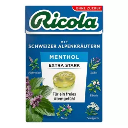 RICOLA o.Z.Box Mentol ekstra močni bonboni, 50 g
