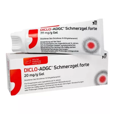 DICLO-ADGC® protibolečinski gel forte 20 mg/g, 100 g