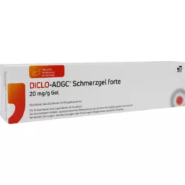 DICLO-ADGC Gel proti bolečinam forte 20 mg/g, 180 g