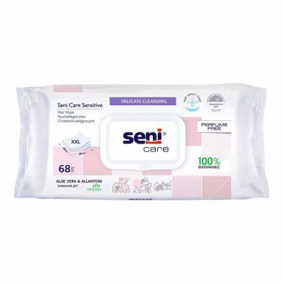 Vlažni robčki Seni® care sensitive, 68 kos Vlažni robčki Seni® care sensitive, 68 kos