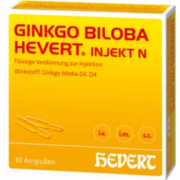 GINKGO BILOBA HEVERT ampule injekt N, 10 kosov
