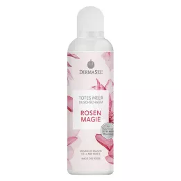 DERMASEL Pena za prhanje iz Mrtvega morja Rose Magic, 200 ml