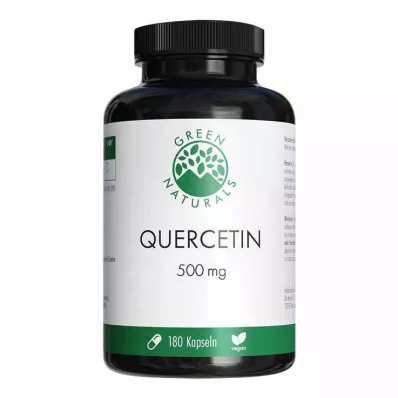 Green Naturals Quercetin 500 mg visokoodmerne kapsule, 180 kosov Green Naturals Quercetin 500 mg visokoodmerne kapsule, 180 kosov