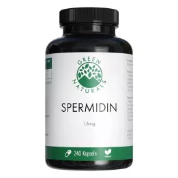 GREEN NATURALS Spermidin 1,6 mg veganske kapsule, 240 kosov