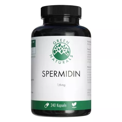 Green Naturals Spermidine 1,6 mg veganske kapsule, 240 kos Green Naturals Spermidine 1,6 mg veganske kapsule, 240 kos