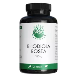GREEN NATURALS Rhodiola Rosea 500 mg kapsule z visokim odmerkom, 120 kosov