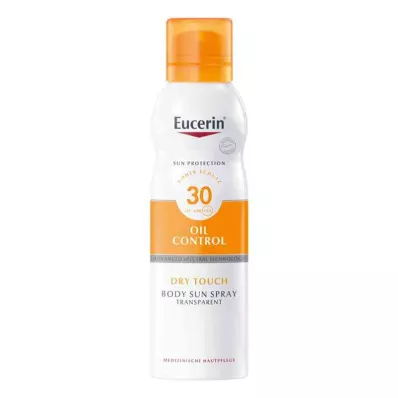 Eucerin Sun Oil Control Dry Touch sprej za telo LSF 30 (200 ml)