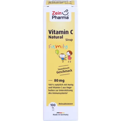 VITAMIN C NATURAL 80 mg Družinski sirup, 50 ml