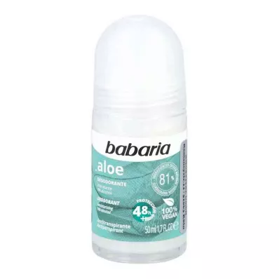 Babaria Aloe Vera deodorant roll-on 48 ur (50 ml) Babaria Aloe Vera deodorant roll-on 48 ur (50 ml)