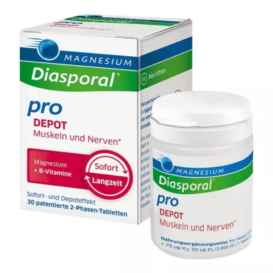 Magnesium Diasporal pro + B-Vit.DEPOT Musk.+ Jeziček za živce, 30 kos