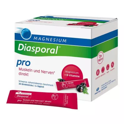 Magnesium Diasporal pro + B-Vit.Musk.+ Nerves Direct, 30 kos