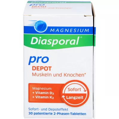 MAGNESIUM DIASPORAL pro D3+K2 DEPOT Muscle+Kno.Tab, 30 kosov