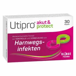 UTIPRO akut &amp; zaščitite trde kapsule, 30 kosov