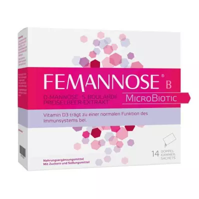 FEMANNOSE B MicroBiotic zrnca (14 kosov)