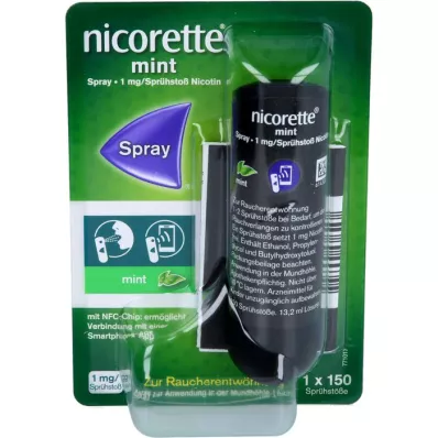 NICORETTE Mint Spray 1 mg/spray shot NFC, 1 kos