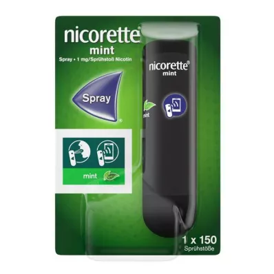 nicorette Mint Spray z 1 mg nikotina na razpršilo, 1 kos nicorette Mint Spray z 1 mg nikotina na razpršilo, 1 kos