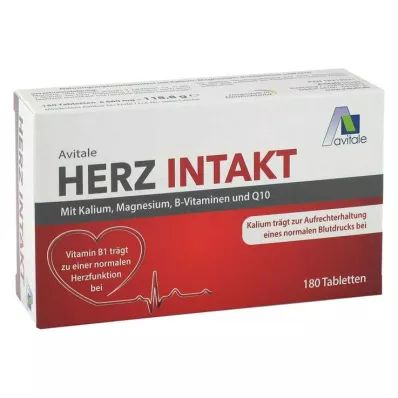 Tablete Heart Intact s kalijem + magnezijem + vitamini B, 180 kos Tablete Heart Intact s kalijem + magnezijem + vitamini B, 180 kos