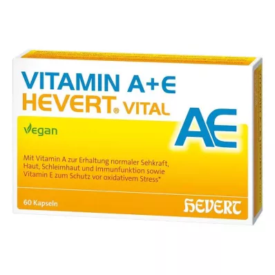 Vitamin A + E Hevert Vital kapsule, 60 kos Vitamin A + E Hevert Vital kapsule, 60 kos
