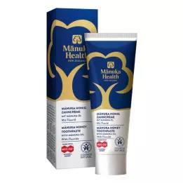 MANUKA HEALTH Medena zobna pasta s fluoridom, 75 ml