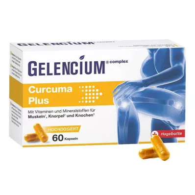 Gelencium Curcuma Plus visoka doza z vitaminom C kapsule, 60 kosov