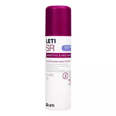 Leti SR pršilo za obraz proti rdečici active, 75 ml