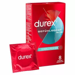 DUREX Kondomi Sensitive Slim, 8 kosov
