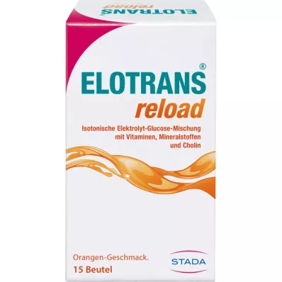 ELOTRANS polnjenje elektrolita v prahu z vitamini, 15X7,57 g