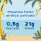 Vegan Muscle Protein Vanilla Protein + Kreatin v prahu (600 g)