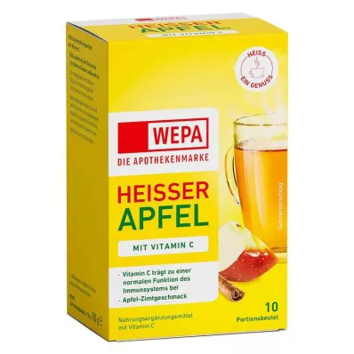 Wepa Hot Apple + vitamin C v prahu, 10 x 10 g