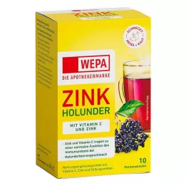 WEPA Cink Bezeg+Vit.C+Cink v prahu brez sladkorja, 10X10 g