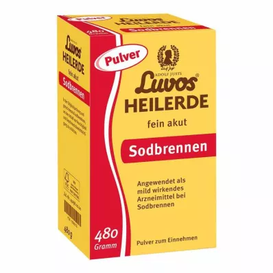 Luvos zdravilna glina fin prašek za akutno zgago, 480 g Luvos zdravilna glina fin prašek za akutno zgago, 480 g