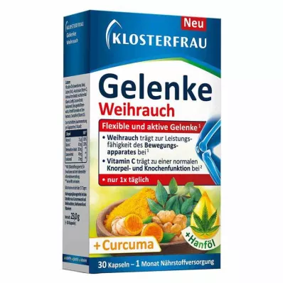 Klosterfrau Joints Frankincense mehke kapsule, 30 kos Klosterfrau Joints Frankincense mehke kapsule, 30 kos
