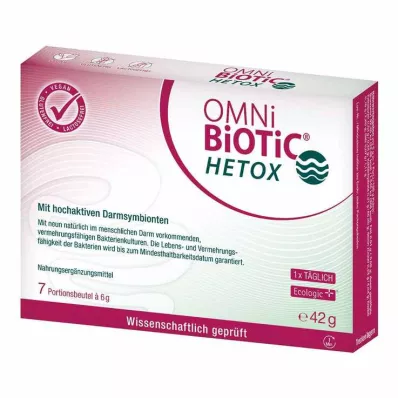 Omni Biotic Hetox prašek v vrečki, 7X6 g Omni Biotic Hetox prašek v vrečki, 7X6 g