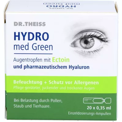 DR.THEISS Hydro med Green kapljice za oči v enem odmerku, 20X0,35 ml