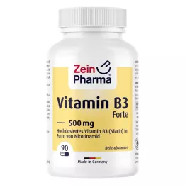 VITAMIN B3 FORTE Niacin 500 mg kapsule, 90 kosov