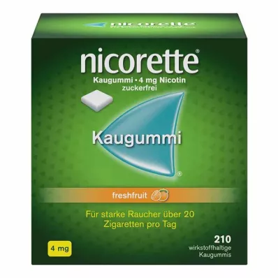 nicorette® žvečilni gumi freshfruit, 4 mg nikotina, 210 kosov nicorette® žvečilni gumi freshfruit, 4 mg nikotina, 210 kosov