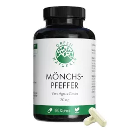 GREEN NATURALS Menihov poper 20 mg kapsule z visokim odmerkom, 180 kosov