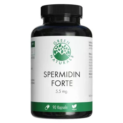 Green Naturals Spermidine Forte 5,5 mg veganske kapsule, 90 kos